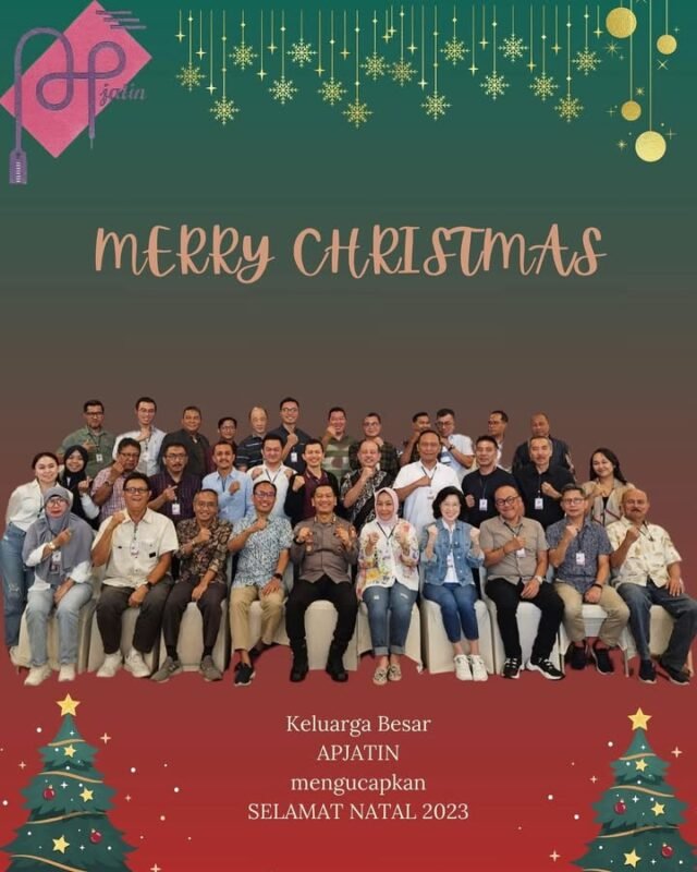 Keluarga Besar APJATIN mengucapkan Selamat Natal bagi yang merayakan. Semoga Damai Natal menyertai kita semua.