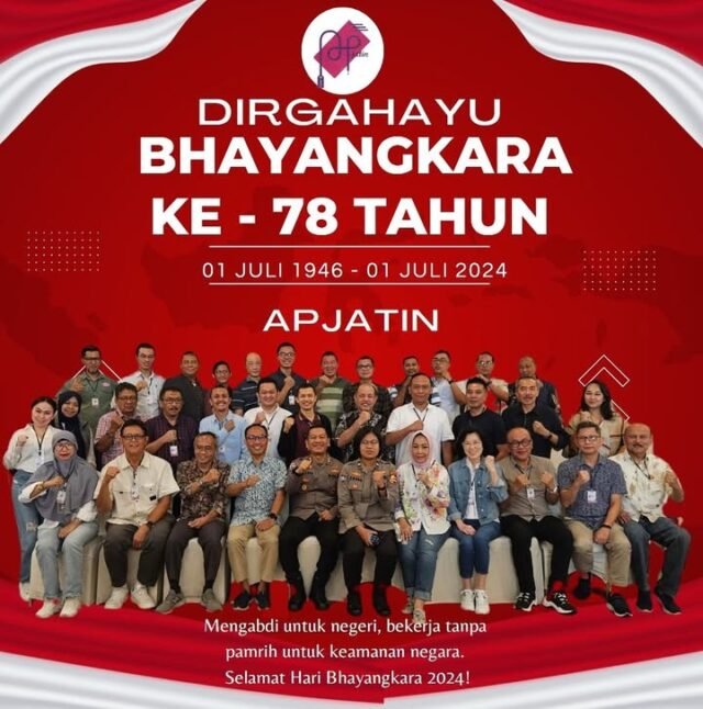 Mengabdi untuk negeri, bekerja tanpa pamrih untuk keamanan negara. Selamat Hari Bhayangkara 2024.
Dirgahayu Bhayangkara ke -78 🇮🇩
#apjatin
#POLRI
#hutbhayangkara78